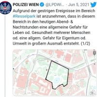 Platzverbot Karlskirche Pro Polizei Wien